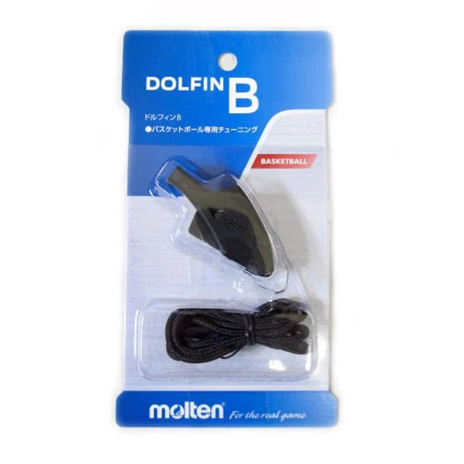 Còi dây đeo Bóng rổ Molten Dolfin B Đen - Ảnh 2